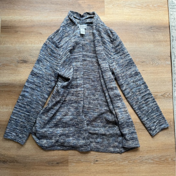 Women's Blue and Gray Cardigan - Picture 1 of 4